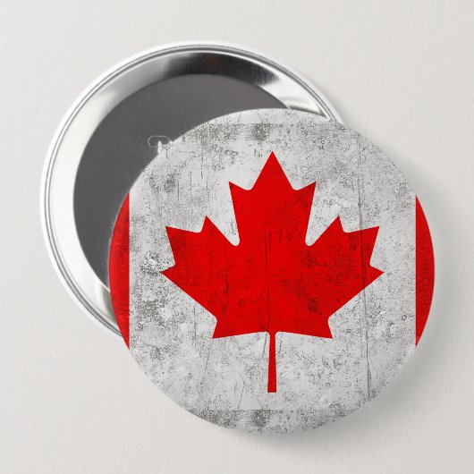 Badge Rond 10 Cm Canada (Devant & derrière)