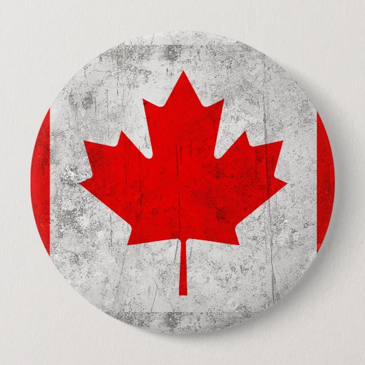 Badge Rond 10 Cm Canada (Devant)