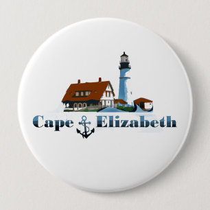 Badge Rond 10 Cm Cap Elizabeth