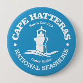 Badge Rond 10 Cm Cape Hatteras (phare) (Devant)