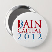 BADGE ROND 10 CM CAPITAL 2012 DE BAIN (Devant & derrière)