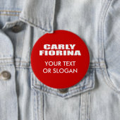 BADGE ROND 10 CM CARLY FIORINA, SÉNAT (En situation)