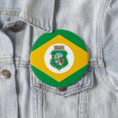 Badge Rond 10 Cm Ceara, Brésil (En situation)