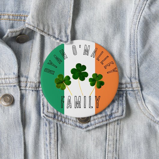 Badge Rond 10 Cm Celtic Irish Pride & Fun (En situation)