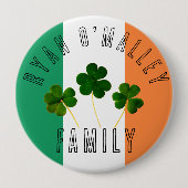 Badge Rond 10 Cm Celtic Irish Pride & Fun (Devant)
