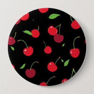 Badge Rond 10 Cm Cerise 2