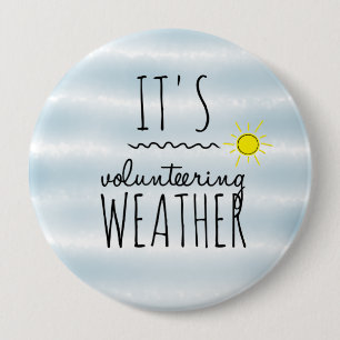 Badge Rond 10 Cm C'est du bénévolat