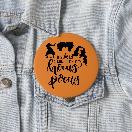 Badge Rond 10 Cm C'est juste un groupe d'abracadabra (En situation)