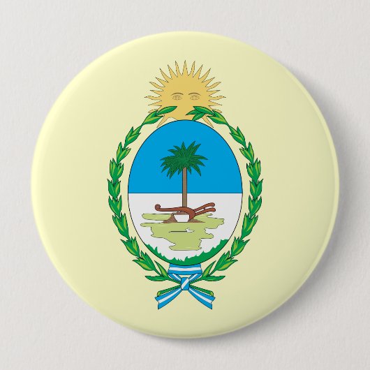 Badge Rond 10 Cm chaco, Argentine (Devant)
