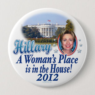 Badge Rond 10 Cm Chambre 2012 de Hillary