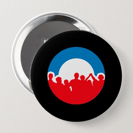 Badge Rond 10 Cm Charlotte en 2012 (Devant & derrière)