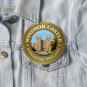 Badge Rond 10 Cm Château de Windsor (En situation)