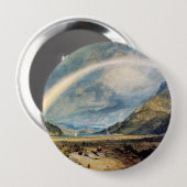 Badge Rond 10 Cm Château Kitchen, Écosse, Bouton (Devant & derrière)