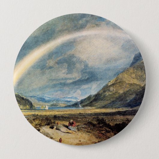 Badge Rond 10 Cm Château Kitchen, Écosse, Bouton (Devant)