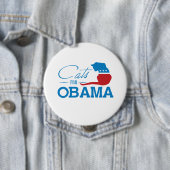 BADGE ROND 10 CM CHATS POUR OBAMA - - .PNG (En situation)