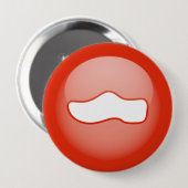 Badge Rond 10 Cm Chaussure en bois néerlandaise (Devant & derrière)