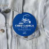 Badge Rond 10 Cm Chemin Chief Ladiga (RT) (En situation)