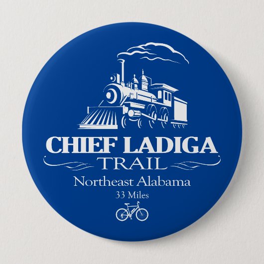 Badge Rond 10 Cm Chemin Chief Ladiga (RT) (Devant)