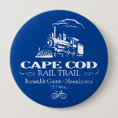 Badge Rond 10 Cm Chemin de fer Cape Cod (RT) (Devant)
