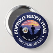 Badge Rond 10 Cm Chemin de la rivière Buffalo (rd2) (Devant & derrière)