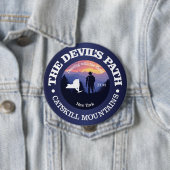 Badge Rond 10 Cm Chemin des démons (rd2) (En situation)