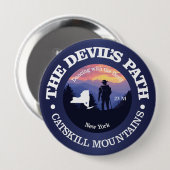 Badge Rond 10 Cm Chemin des démons (rd2) (Devant & derrière)