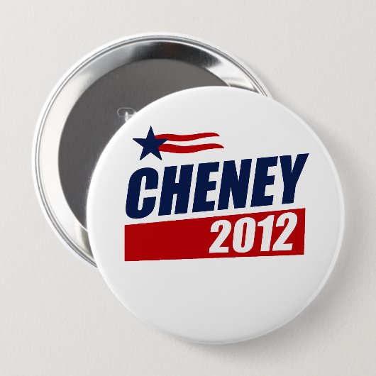 BADGE ROND 10 CM CHENEY 2012 (Devant & derrière)