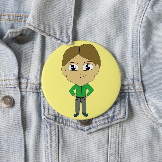 Badge Rond 10 Cm chibi (En situation)