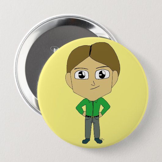 Badge Rond 10 Cm chibi (Devant & derrière)