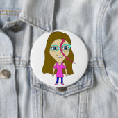 Badge Rond 10 Cm chibi (En situation)