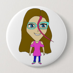 Badge Rond 10 Cm chibi