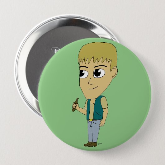 Badge Rond 10 Cm chibi (Devant & derrière)