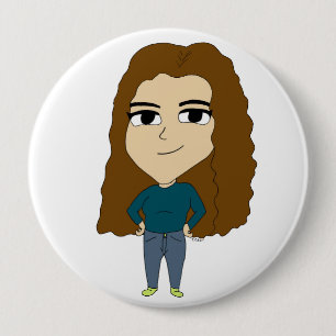 Badge Rond 10 Cm chibi
