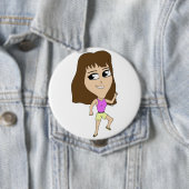 Badge Rond 10 Cm chibi (En situation)