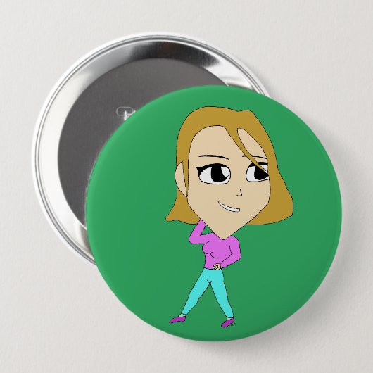 Badge Rond 10 Cm chibi (Devant & derrière)