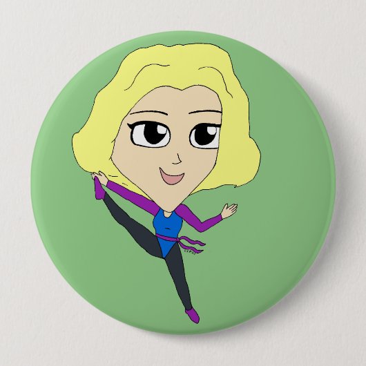 Badge Rond 10 Cm chibi (Devant)