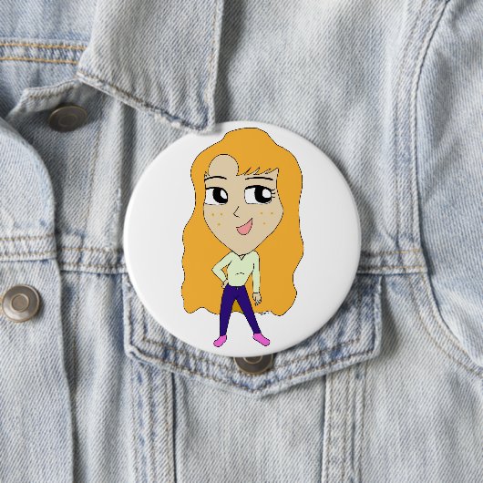 Badge Rond 10 Cm chibi (En situation)