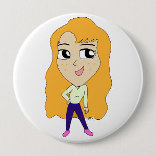 Badge Rond 10 Cm chibi