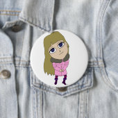 Badge Rond 10 Cm chibi (En situation)