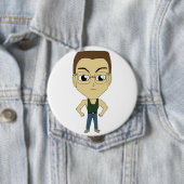 Badge Rond 10 Cm chibi (En situation)