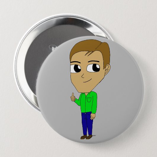 Badge Rond 10 Cm chibi (Devant & derrière)
