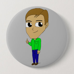 Badge Rond 10 Cm chibi