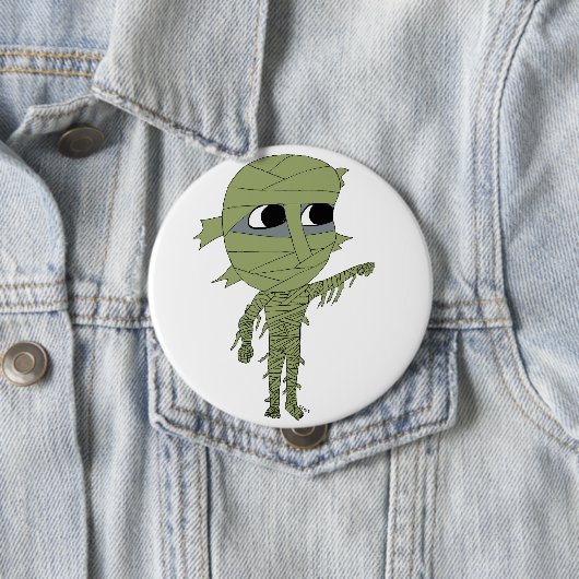 Badge Rond 10 Cm chibi mummy (En situation)