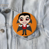 Badge Rond 10 Cm chibi vampire (En situation)