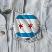 BADGE ROND 10 CM CHICAGO (En situation)