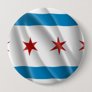 BADGE ROND 10 CM CHICAGO