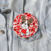Badge Rond 10 Cm Chien repoussant (En situation)