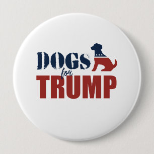 Badge Rond 10 Cm Chiens pour l'atout