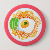 Badge Rond 10 Cm Chilaquiles Rojos (Devant)