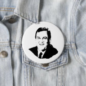 BADGE ROND 10 CM CHRIS CHRISTIE (En situation)